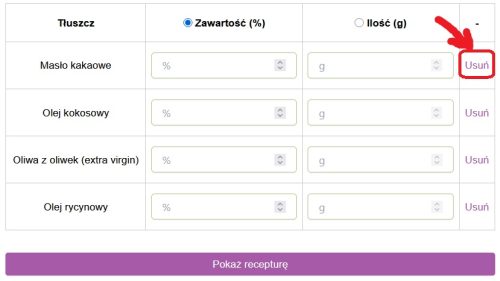 Kalkulator usuń